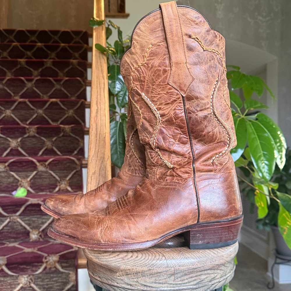 DAN POST ALBANY men’s western boot very good condition size 10 EW - Picture 3 of 11